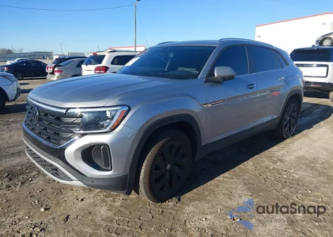 2024 Volkswagen Atlas Cross Sport 2.0T Se W/Technology из США, поврежденный, VIN 1V2JE2CA9RC249929